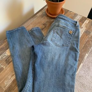 Michael Kors Jeans - Micheal Kors denim gold embellished jeans Michael Kors Jeans - Micheal Kors denim gold embellished jeans